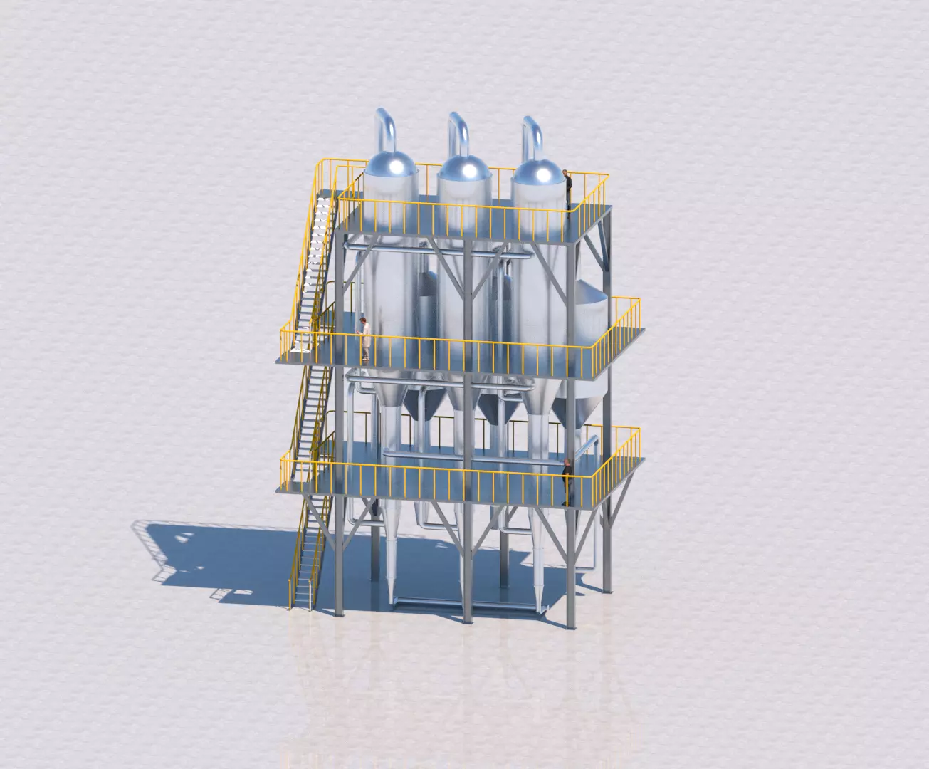 MVR sewage treatment equipment 3D model