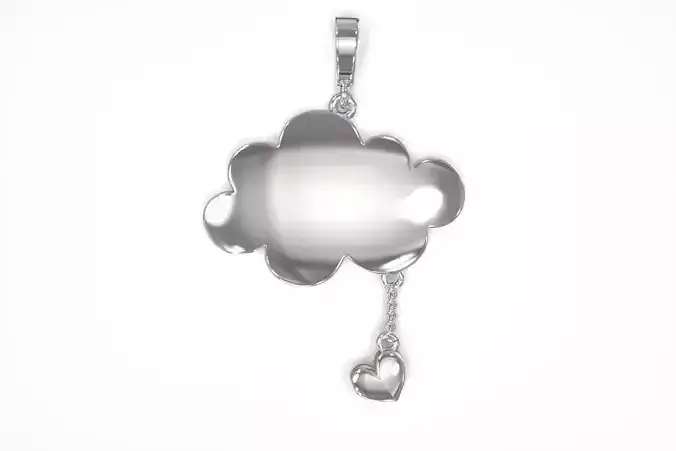 minimal cute cloud Pendant