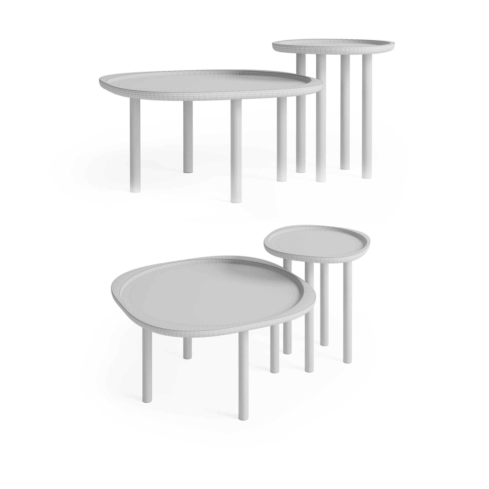 Bolia Coffee Table Trace 3D model_14