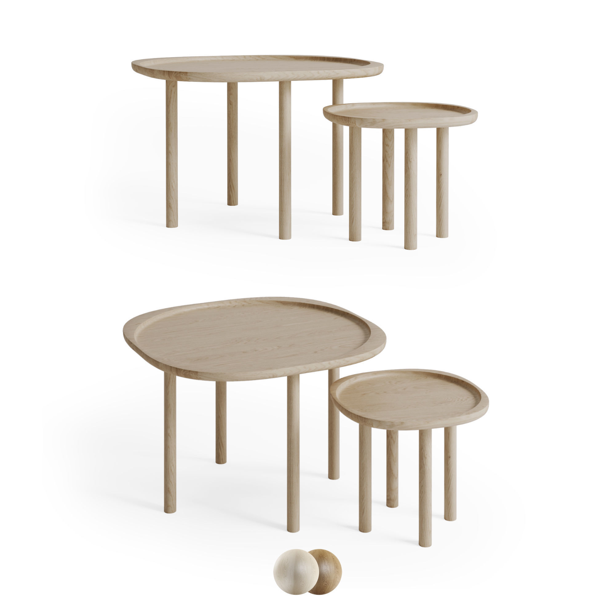 Bolia Coffee Table Trace 3D model_4