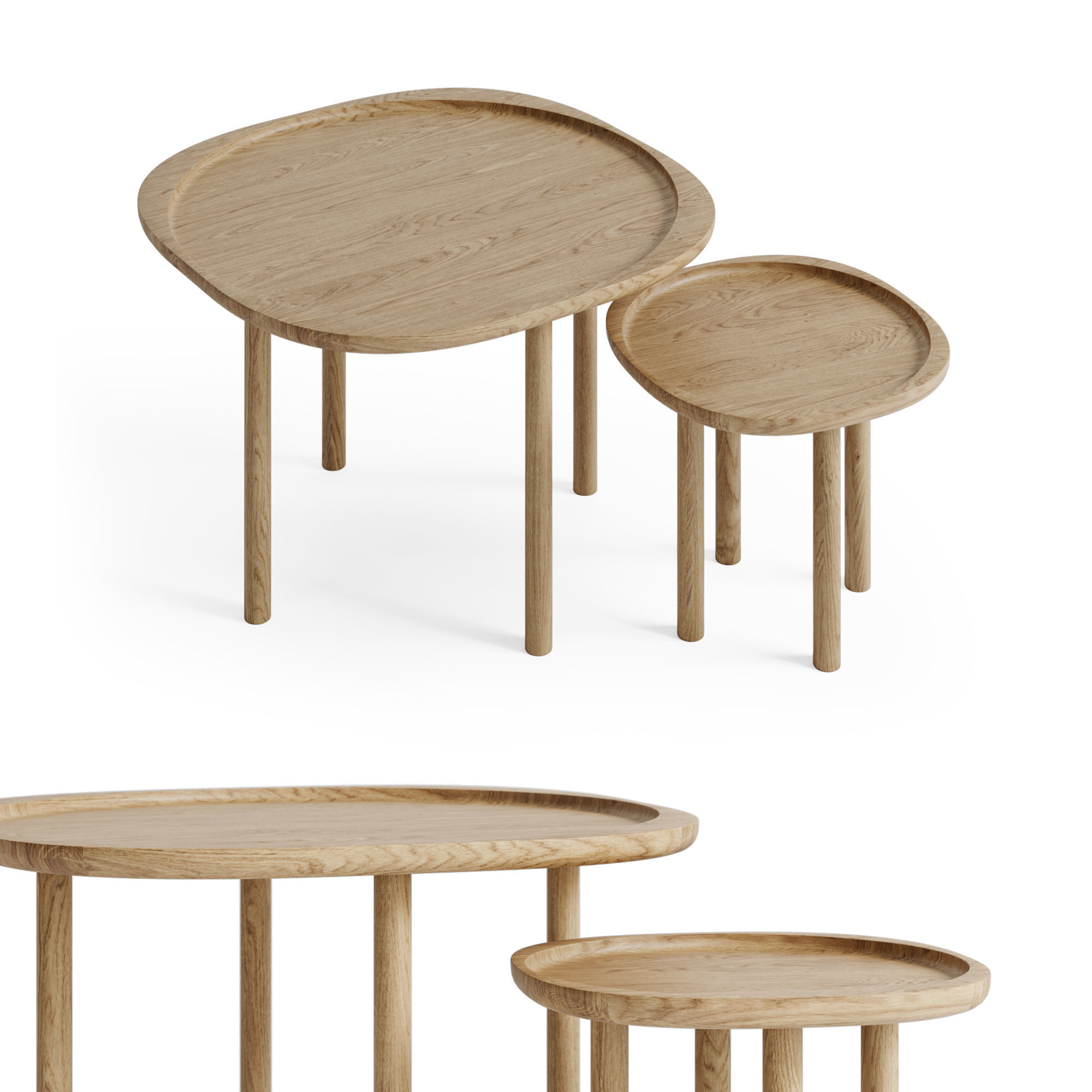 Bolia Coffee Table Trace 3D model_7