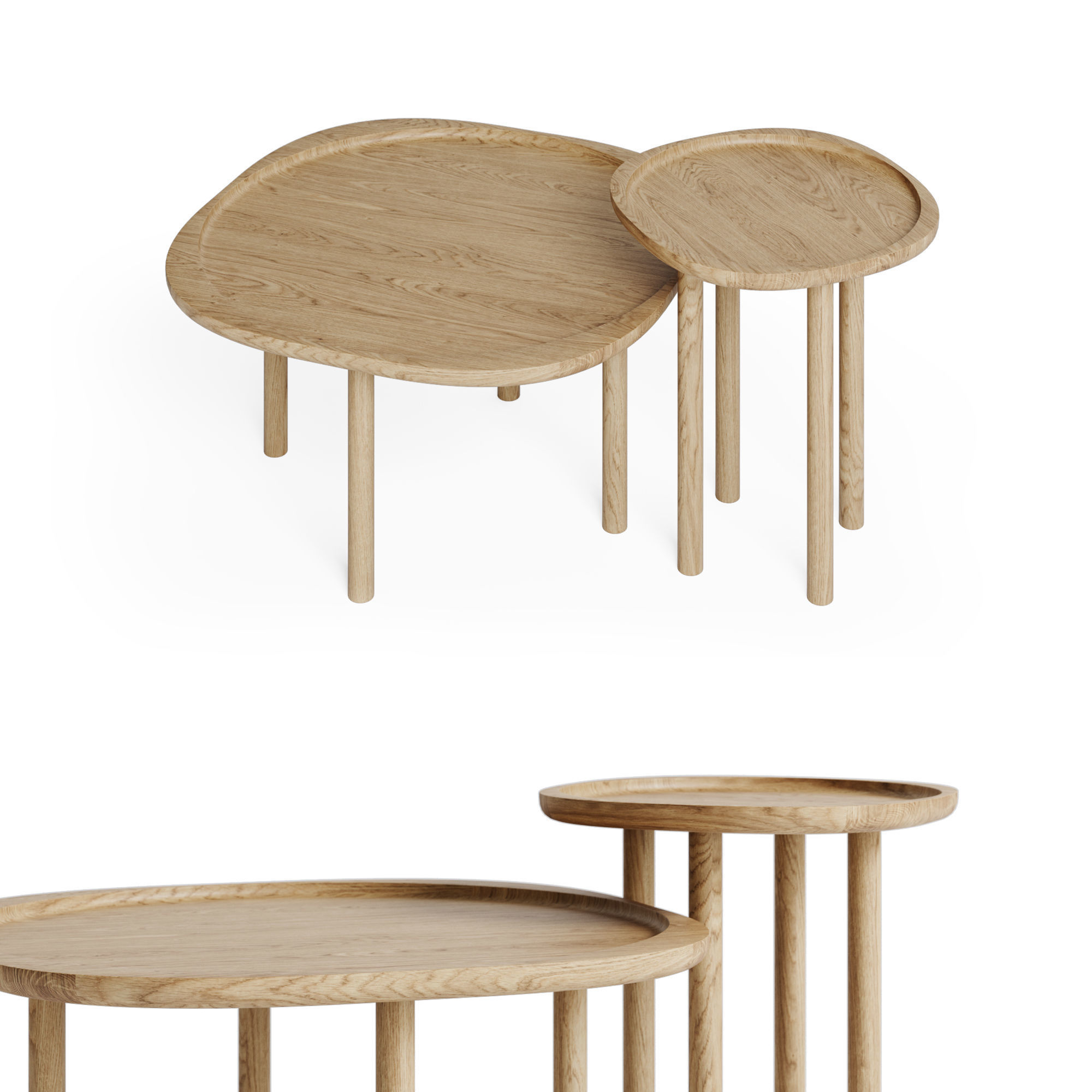 Bolia Coffee Table Trace 3D model_5