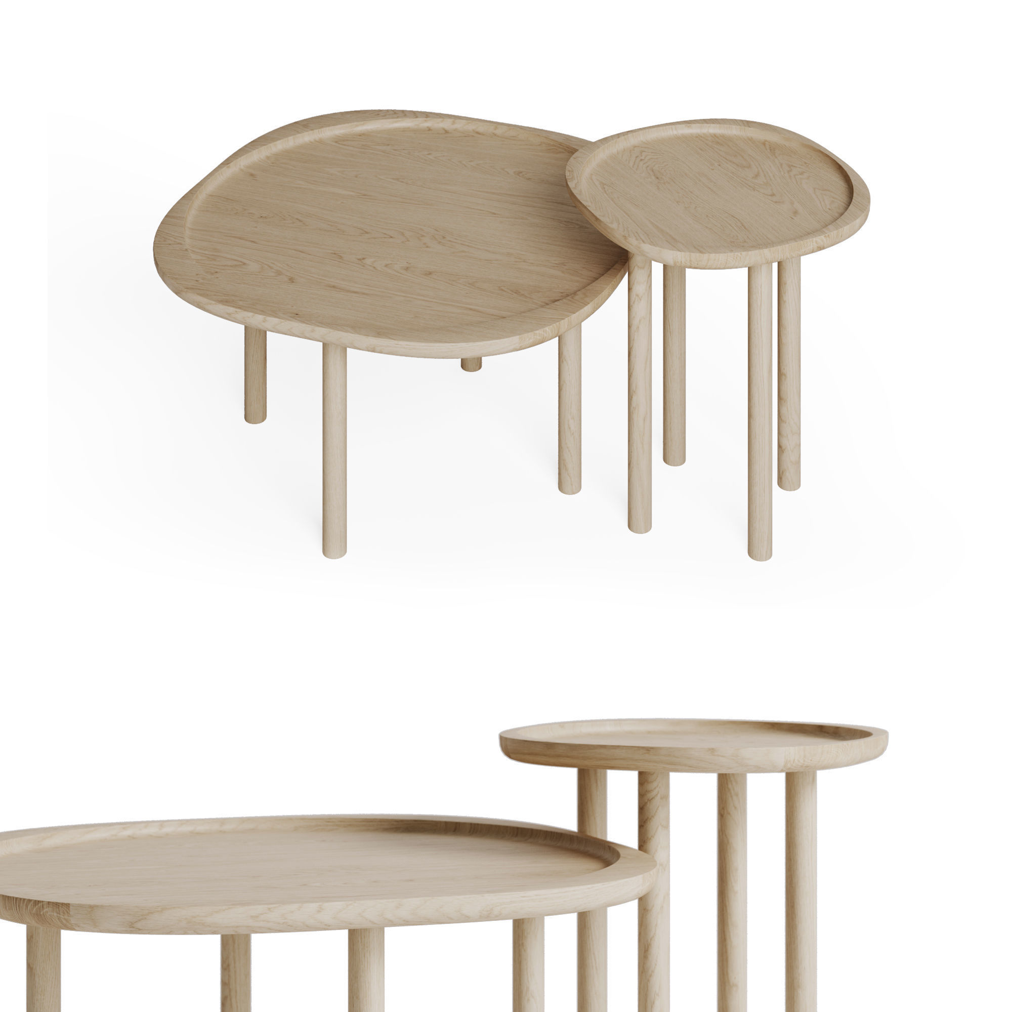 Bolia Coffee Table Trace 3D model_6