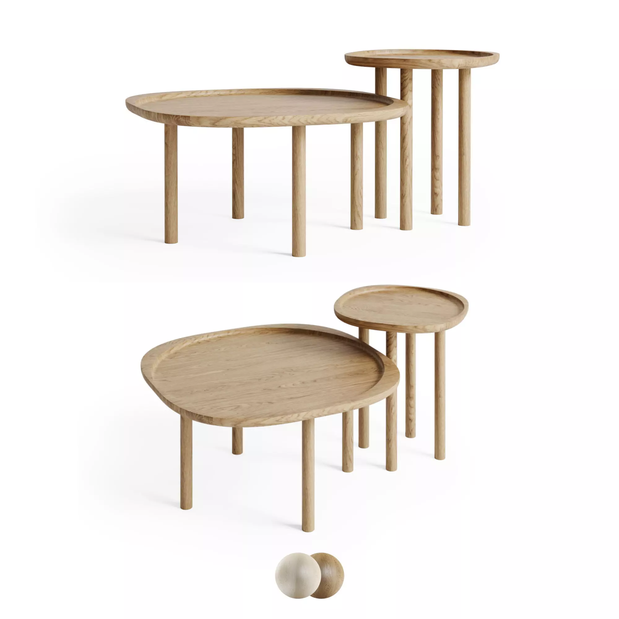 Bolia Coffee Table Trace 3D model_0