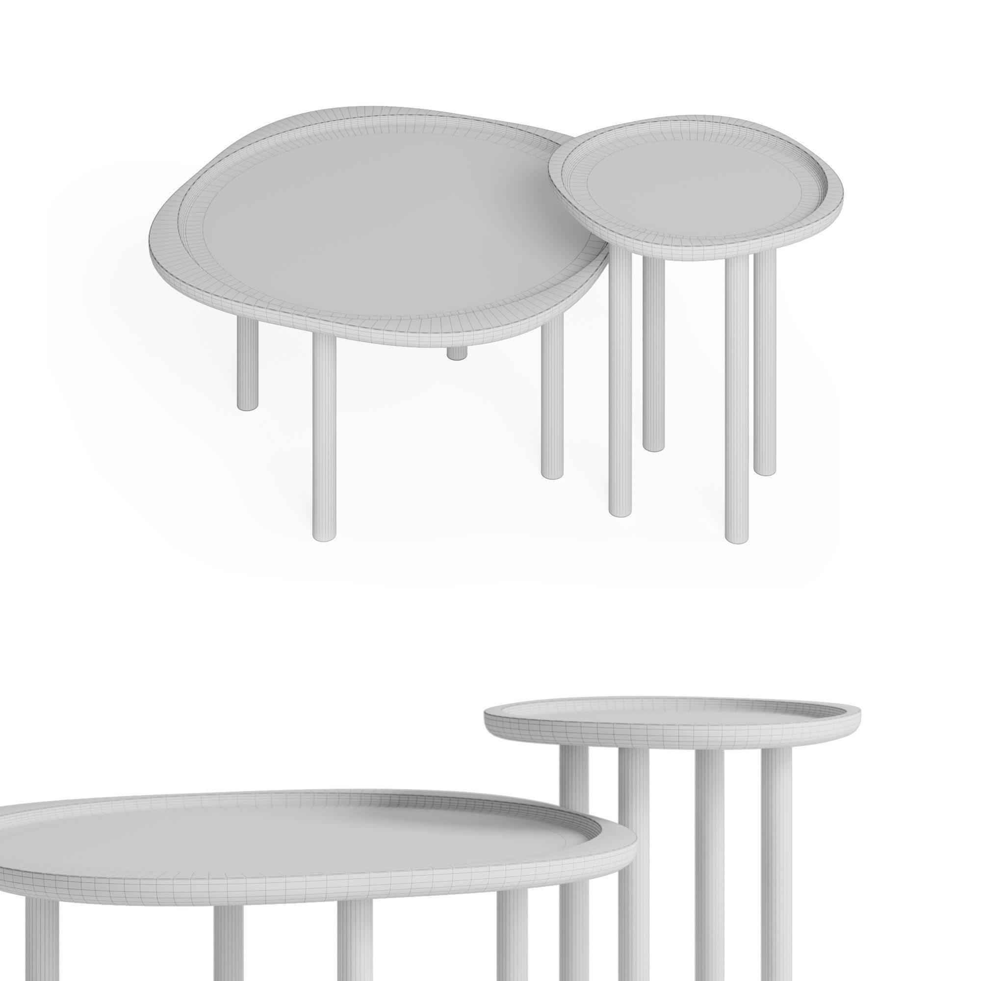 Bolia Coffee Table Trace 3D model_16