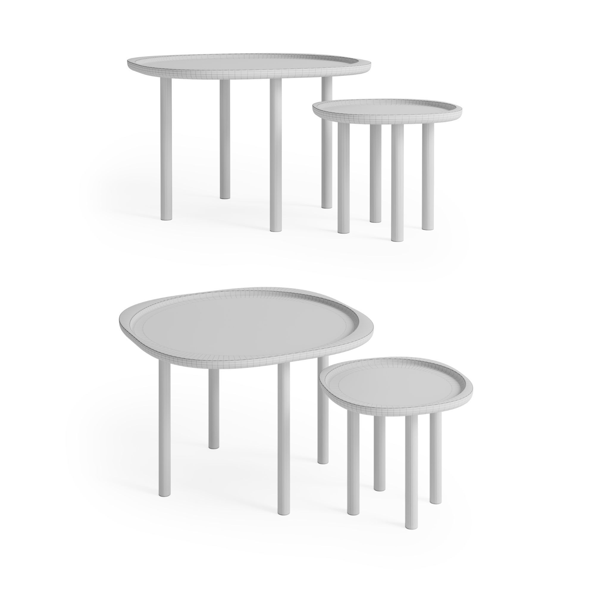 Bolia Coffee Table Trace 3D model_15