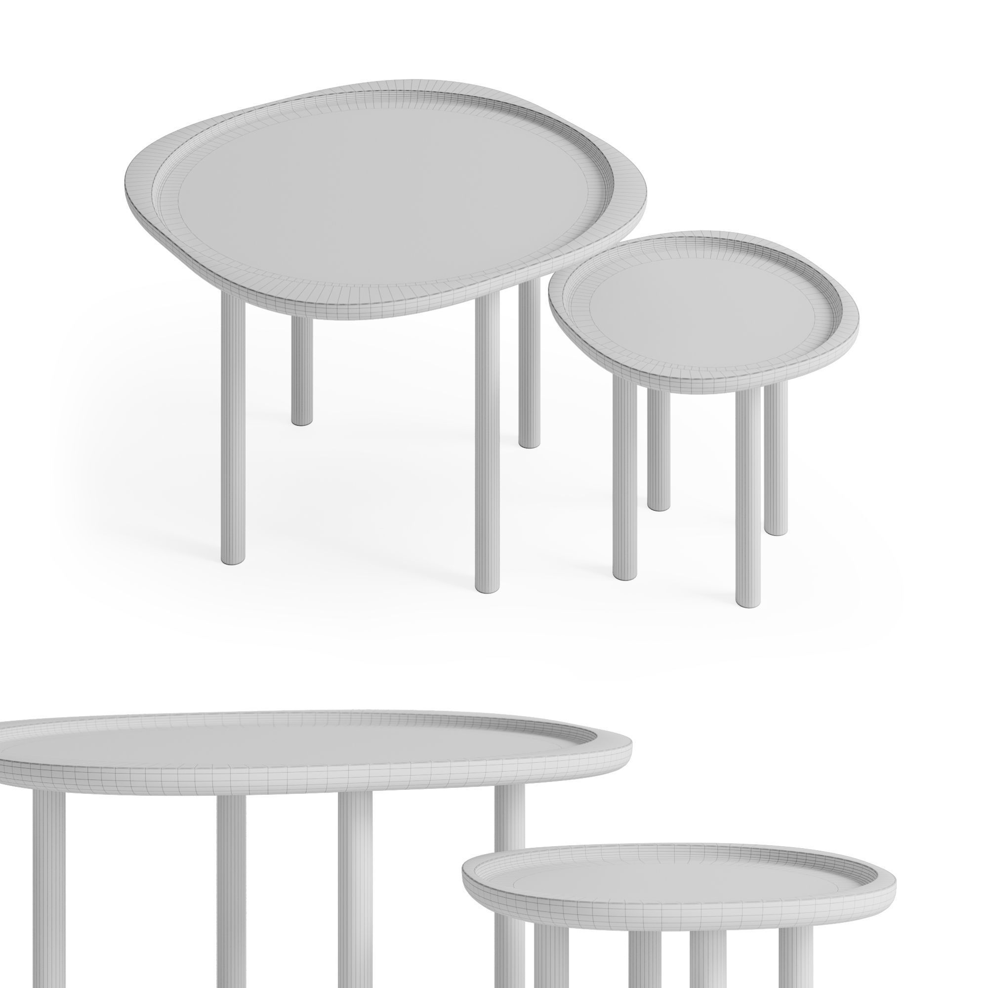 Bolia Coffee Table Trace 3D model_17