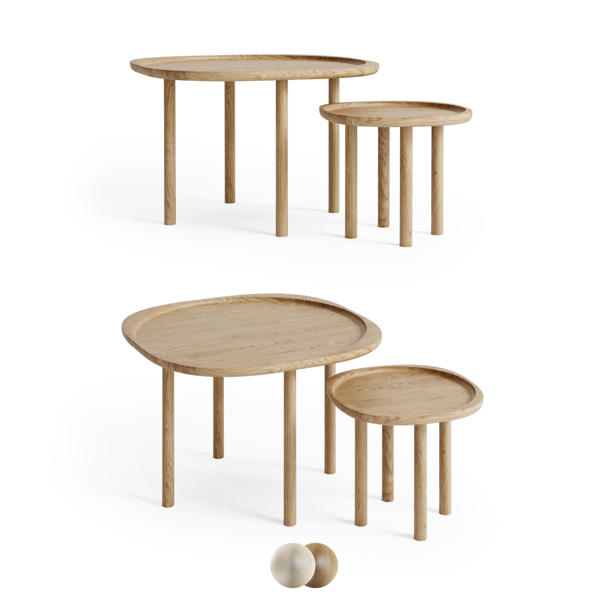 Bolia Coffee Table Trace 3D model_3