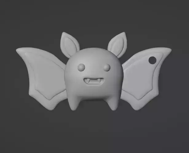 Bat Keychain v2 3D print model