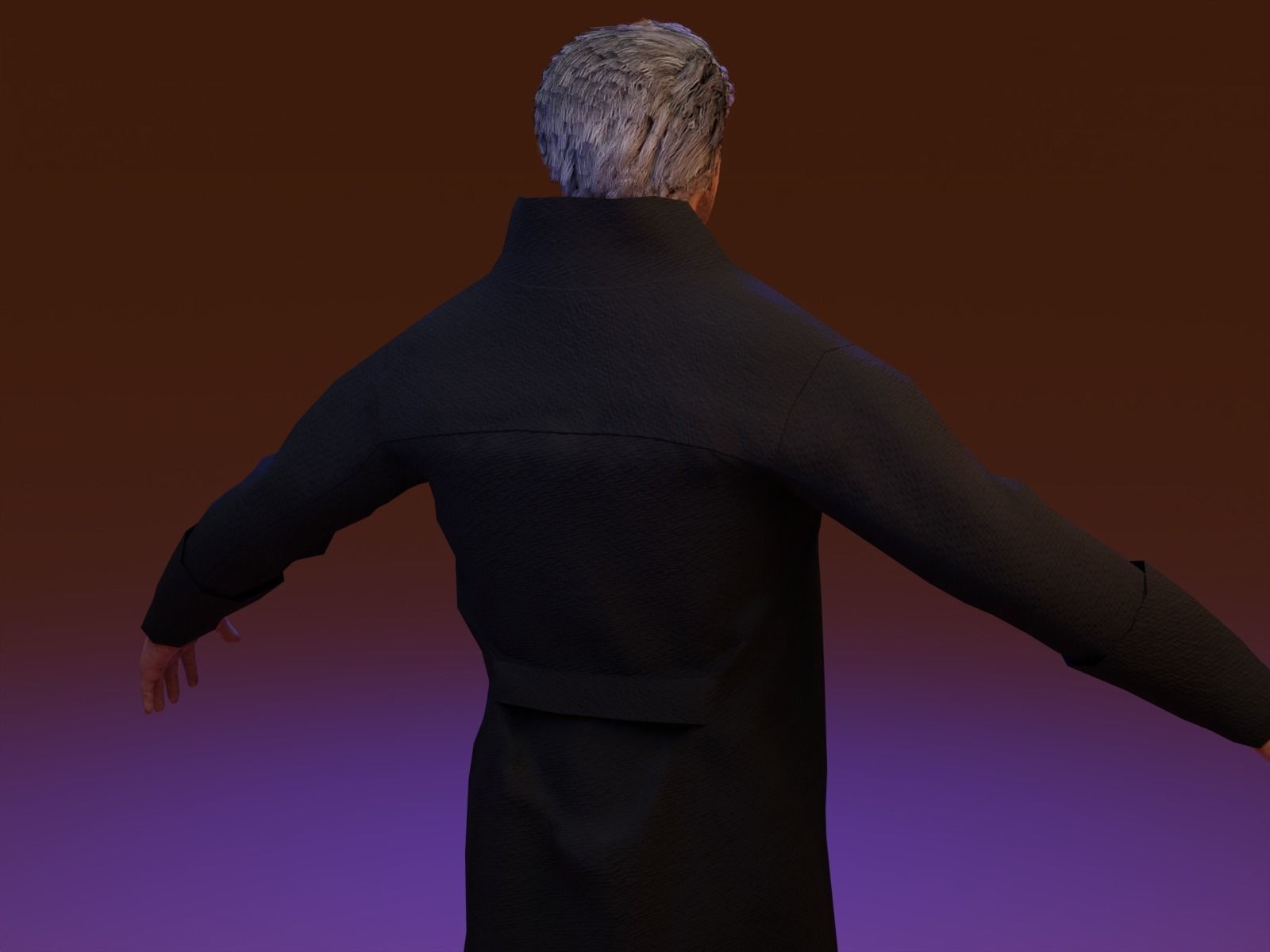 3D Thief Inspired Male Game Ready Character LOW POLY Low-poly 3D model_5