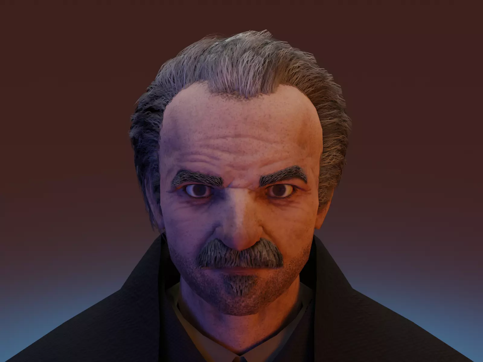 3D Thief Inspired Male Game Ready Character LOW POLY Low-poly 3D model_0