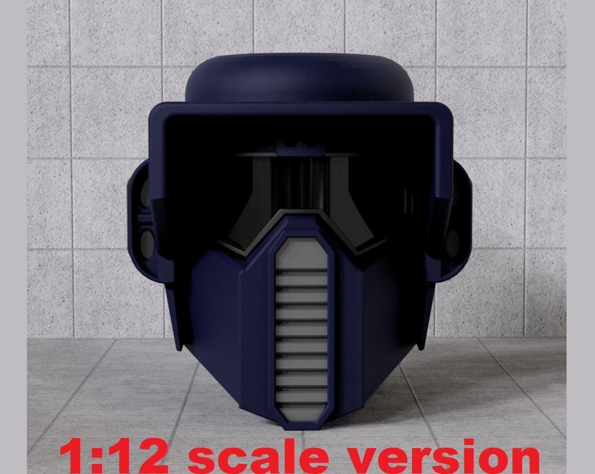 Imperial Storm Commando Helmet for twelth scale custom figures 3D model ...