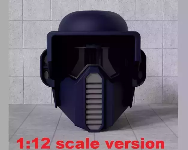 Imperial Storm Commando Helmet for twelth scale custom figures 3D print model