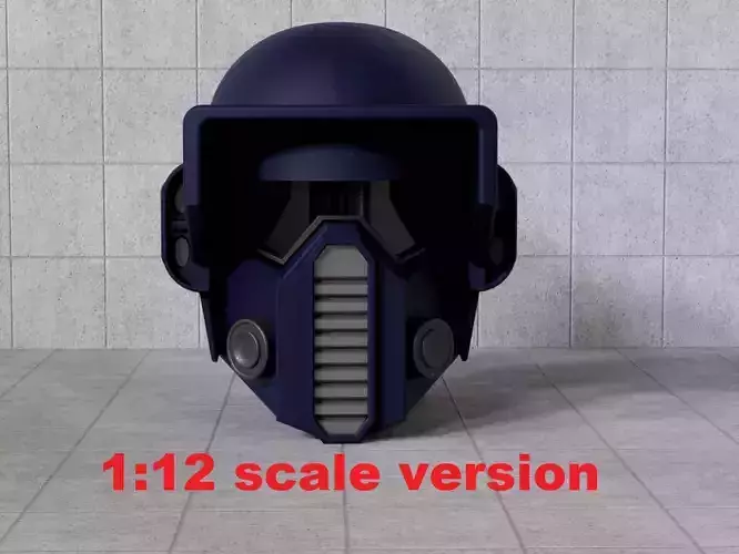 Custom Imperial Storm Commando Specialist helmet twelth scale