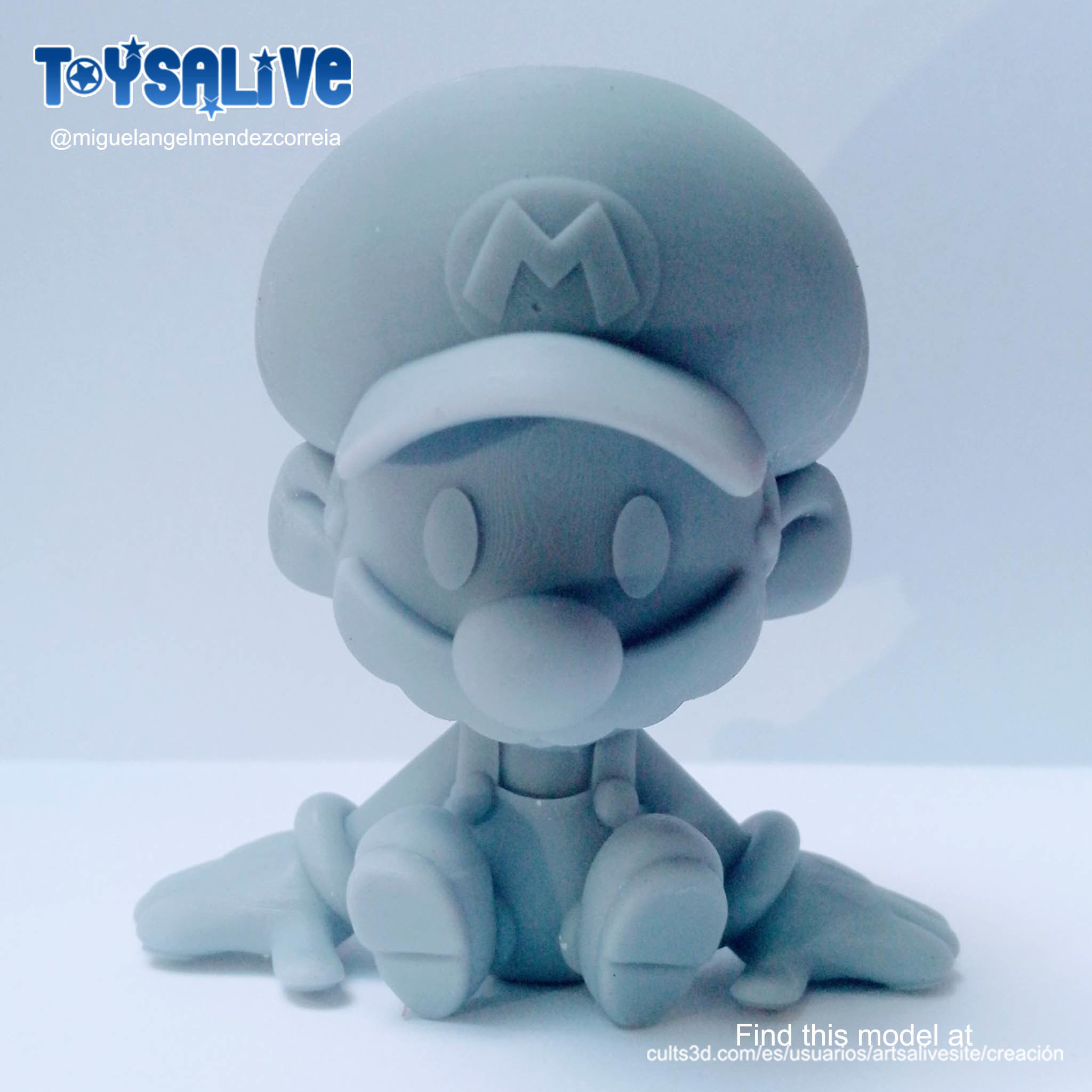 SUPER MARIO BABY FOR 3D PRINT 3D print model_10