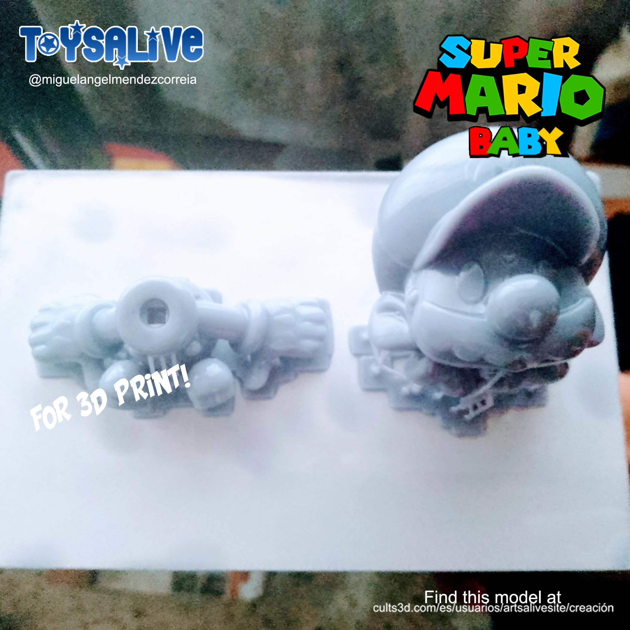 SUPER MARIO BABY FOR 3D PRINT 3D print model_9