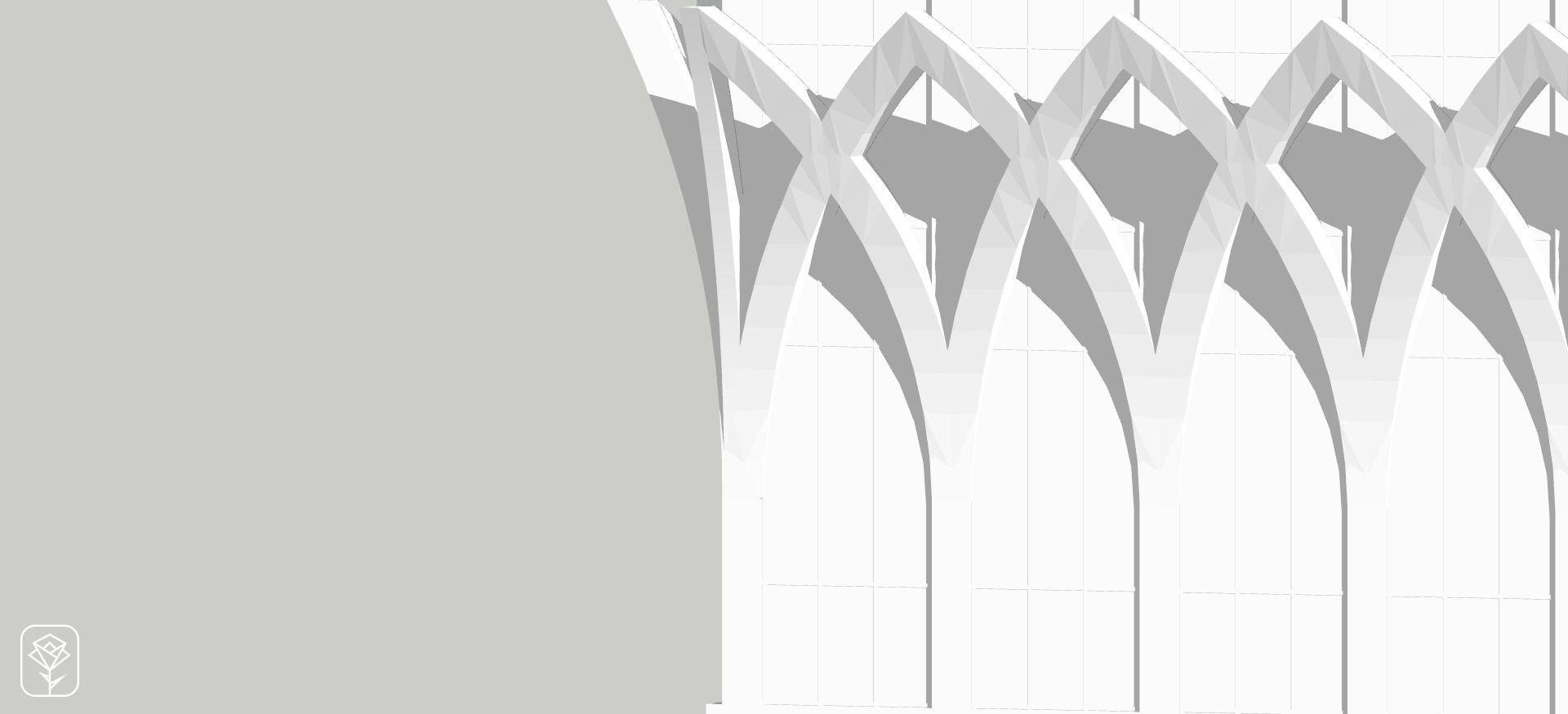 Union Properties Tower Low-poly 3D model_3