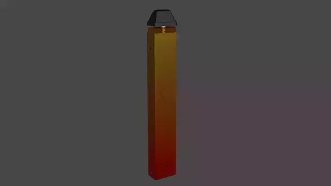 Electronic vaporizer Low-poly 3D model