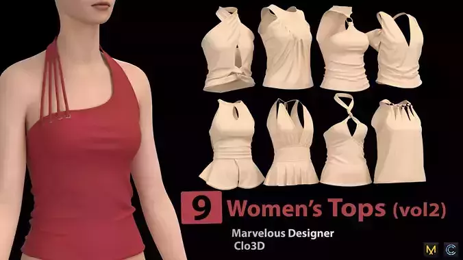 9 Womens Tops -vol2