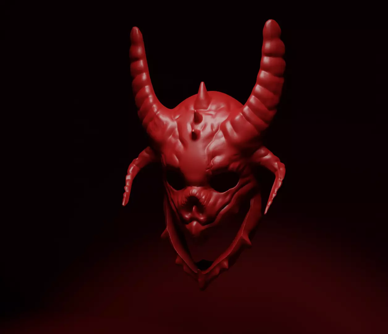 Devil Doom Game Cosplay Mask - Costume Mask Free 3D print model