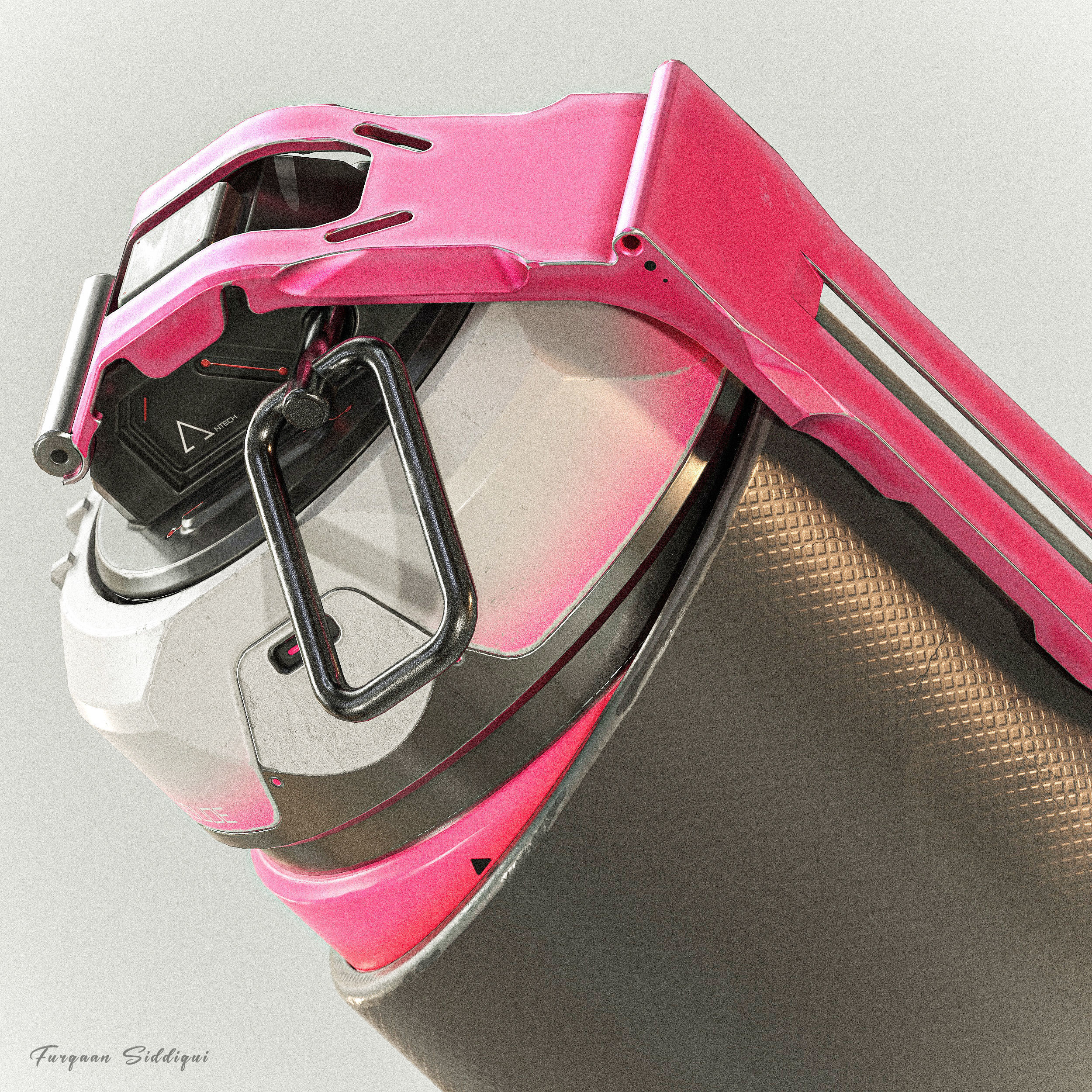 Sci-fi Grenade V9 PBR Low-poly 3D model_11