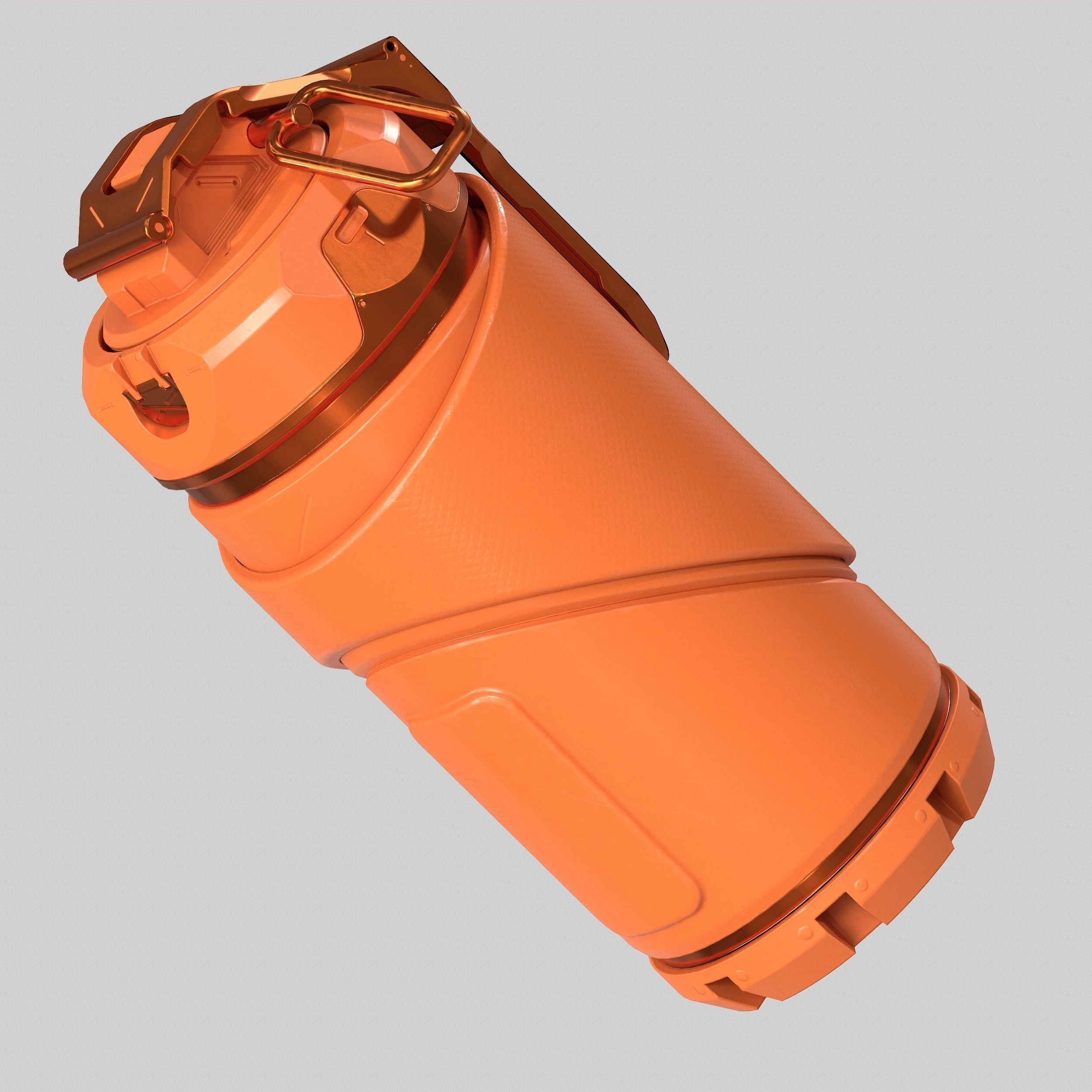 Sci-fi Grenade V9 PBR Low-poly 3D model_14