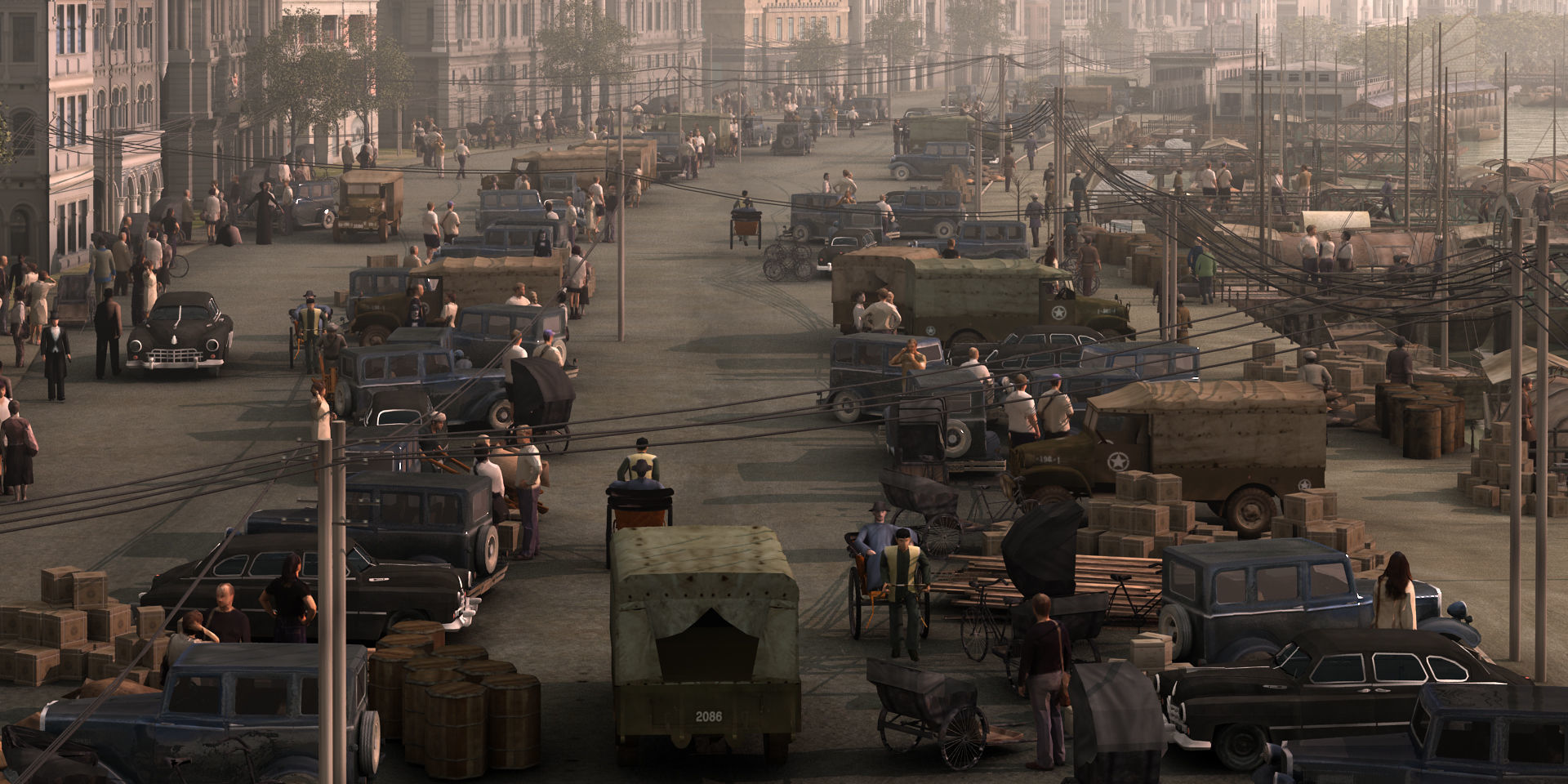 Old Shanghai Bund 3D model_5