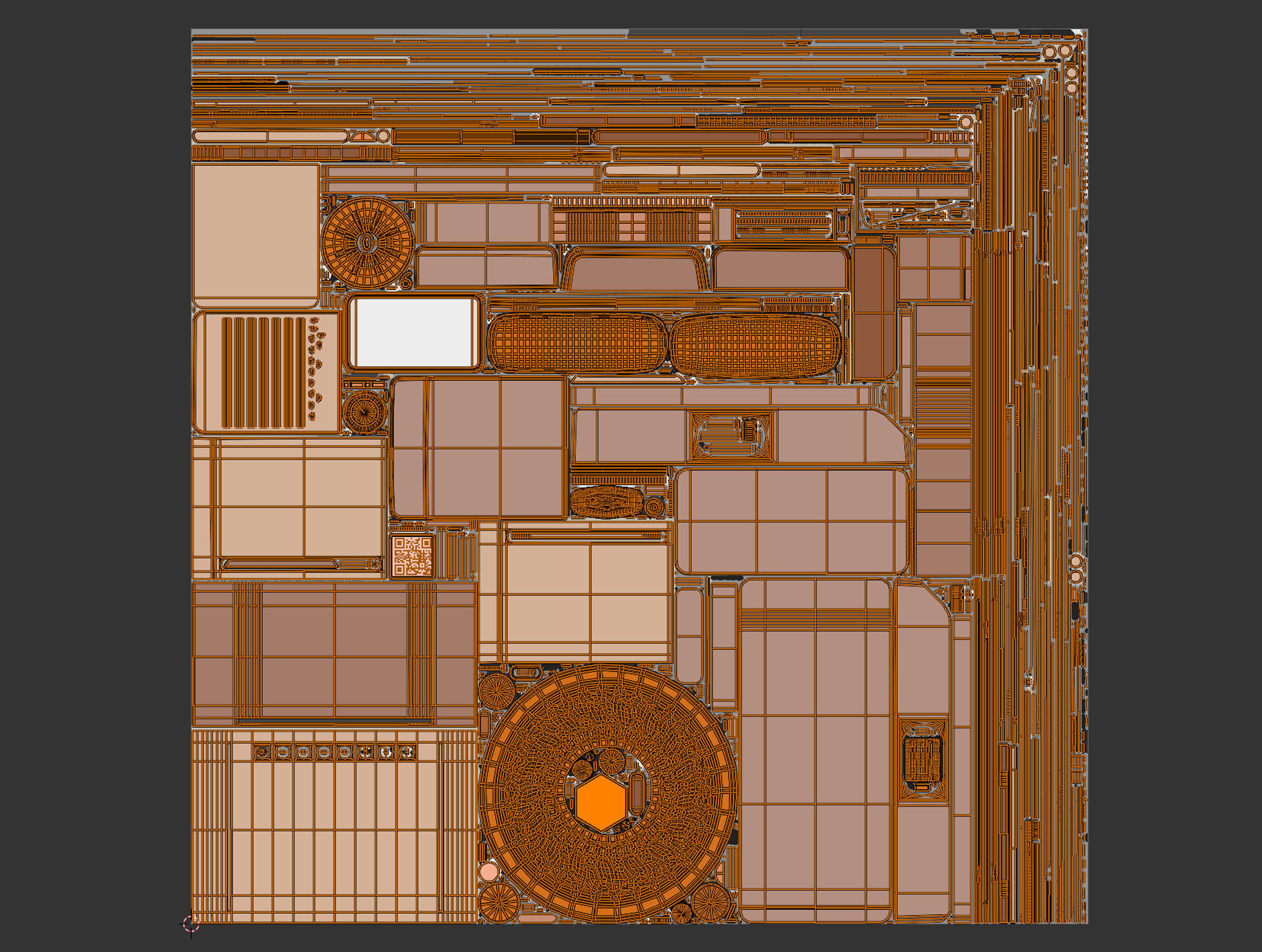 Delivery Robot V01 Low-poly 3D model_10