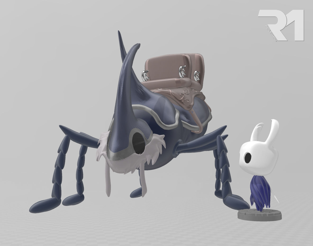 THE LAST STAG - HOLLOW KNIGHT DIORAMA COLLECTIBLE STATUE 3D print model_2