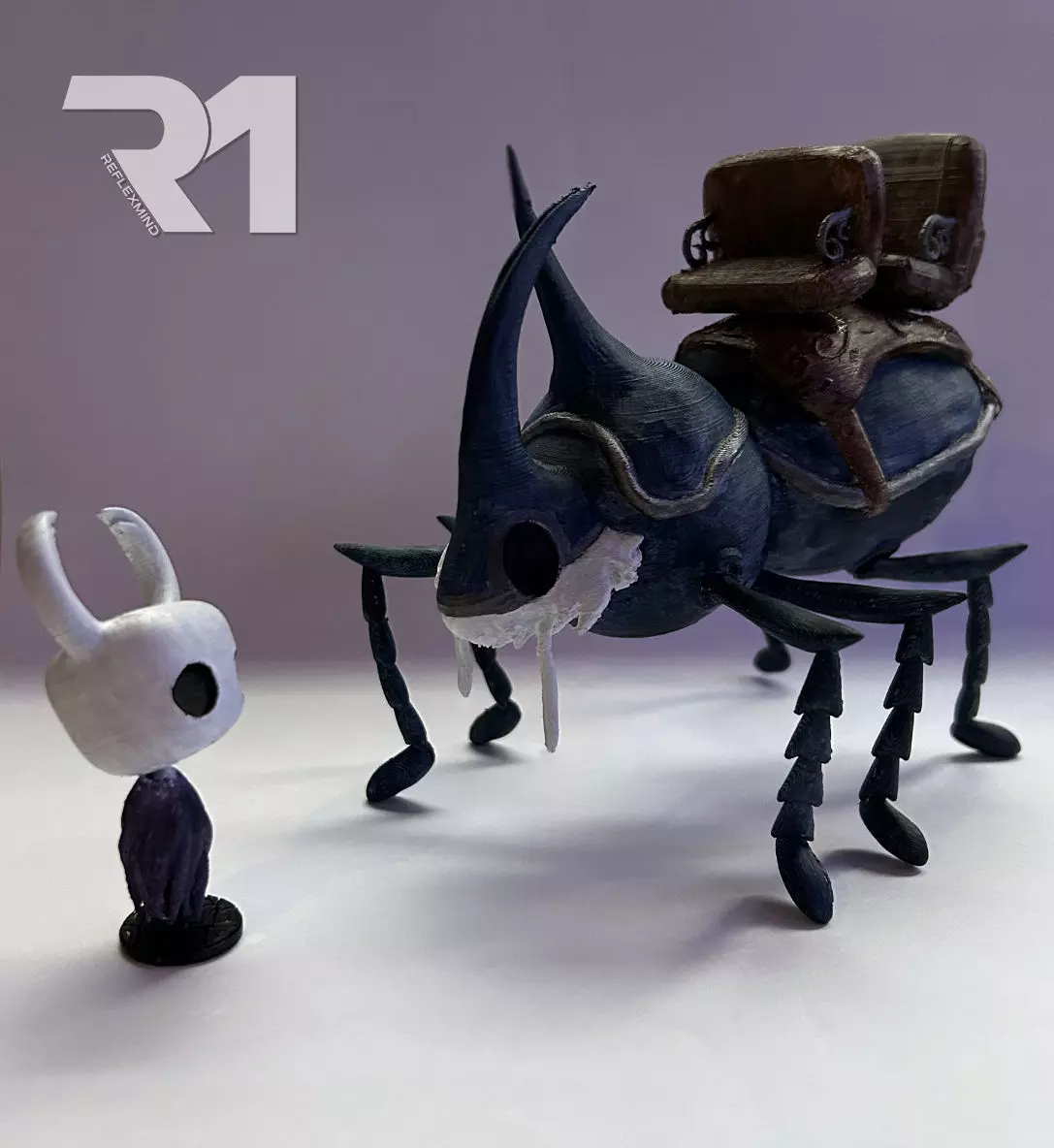 THE LAST STAG - HOLLOW KNIGHT DIORAMA COLLECTIBLE STATUE 3D print model_0