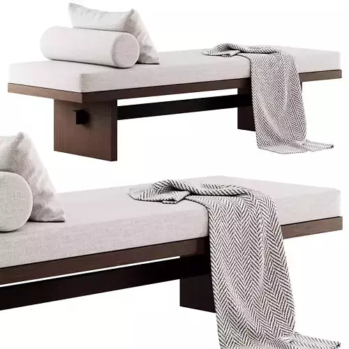 Kama Daybed and Lounge Chair by Ananas Design Crafts  3D model