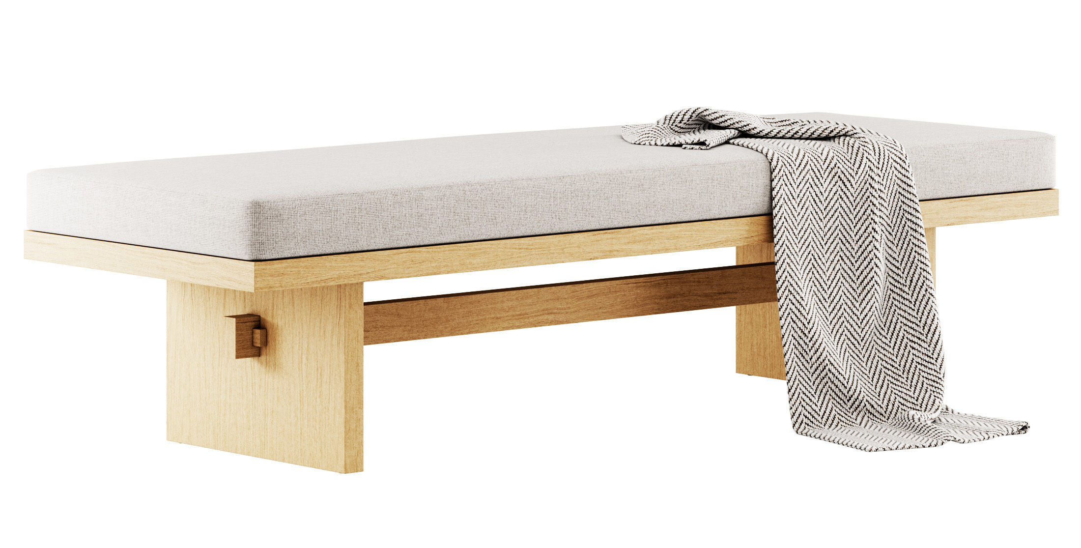 Kama Daybed and Lounge Chair by Ananas Design Crafts  3D model_8