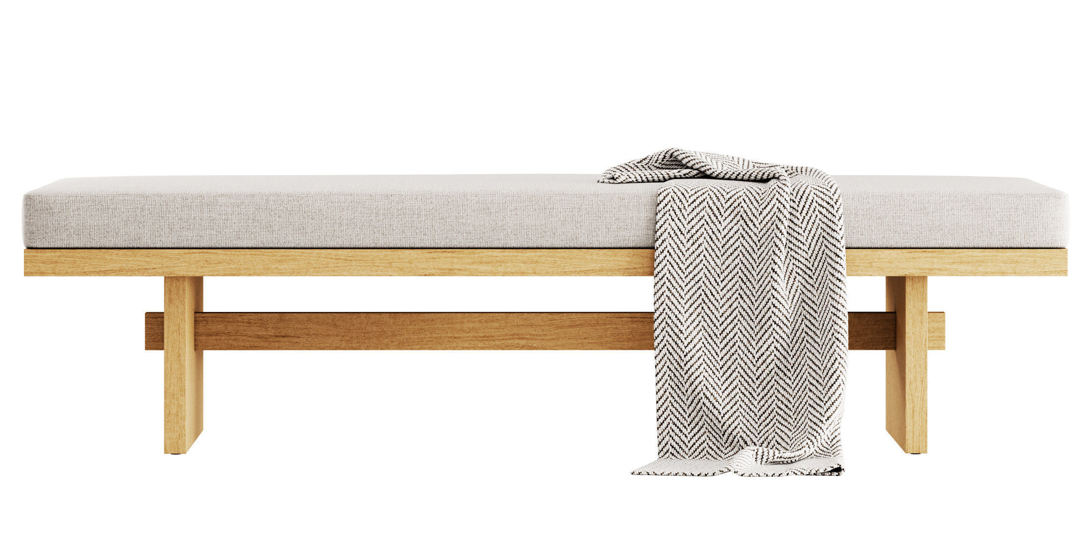 Kama Daybed and Lounge Chair by Ananas Design Crafts  3D model_13