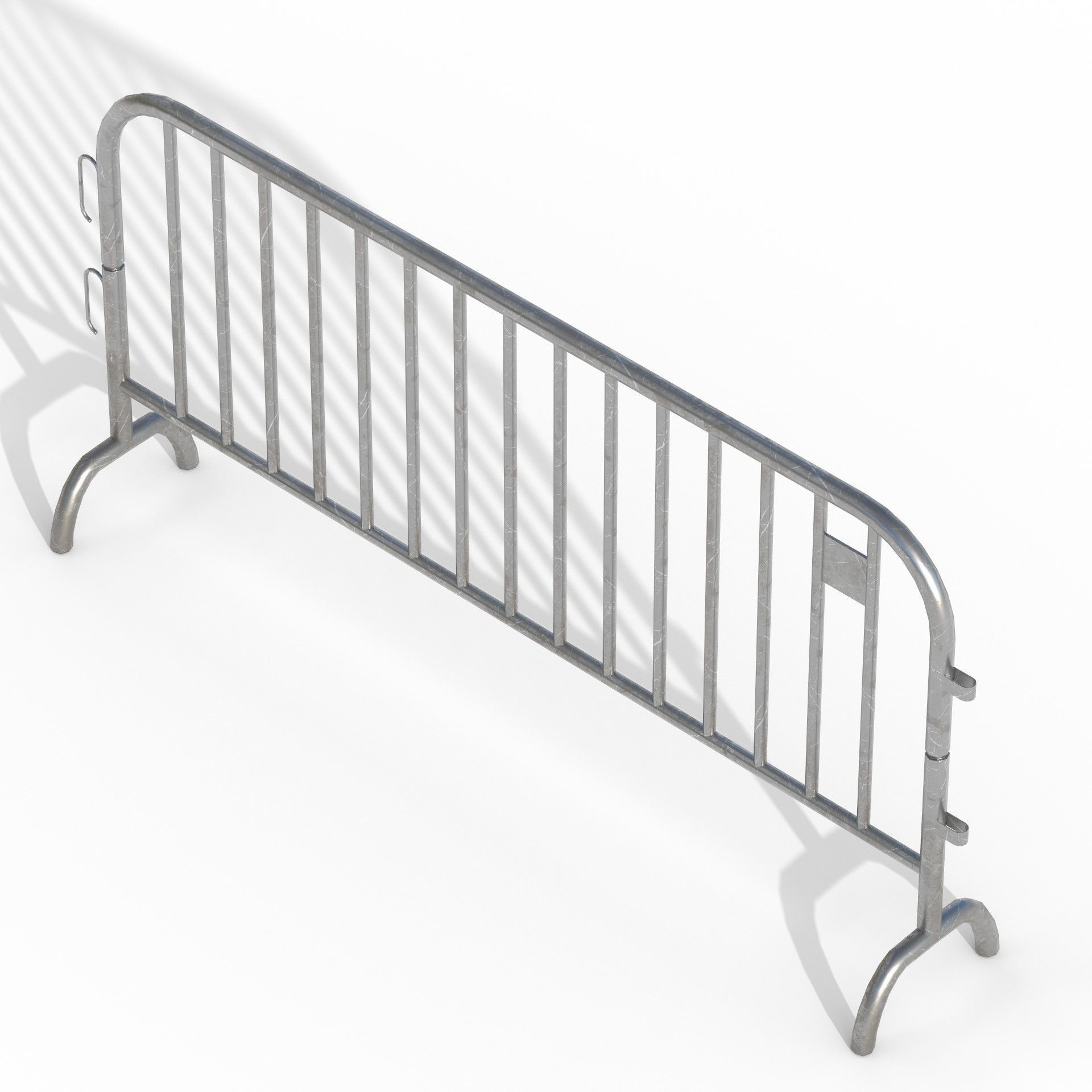 Crowd Barrier Low-poly 3D model_6