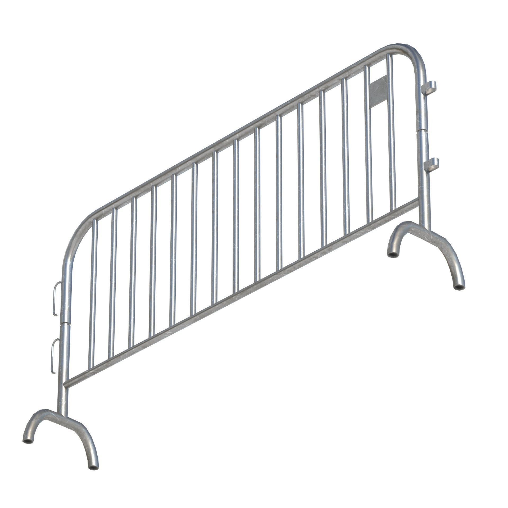 Crowd Barrier Low-poly 3D model_7