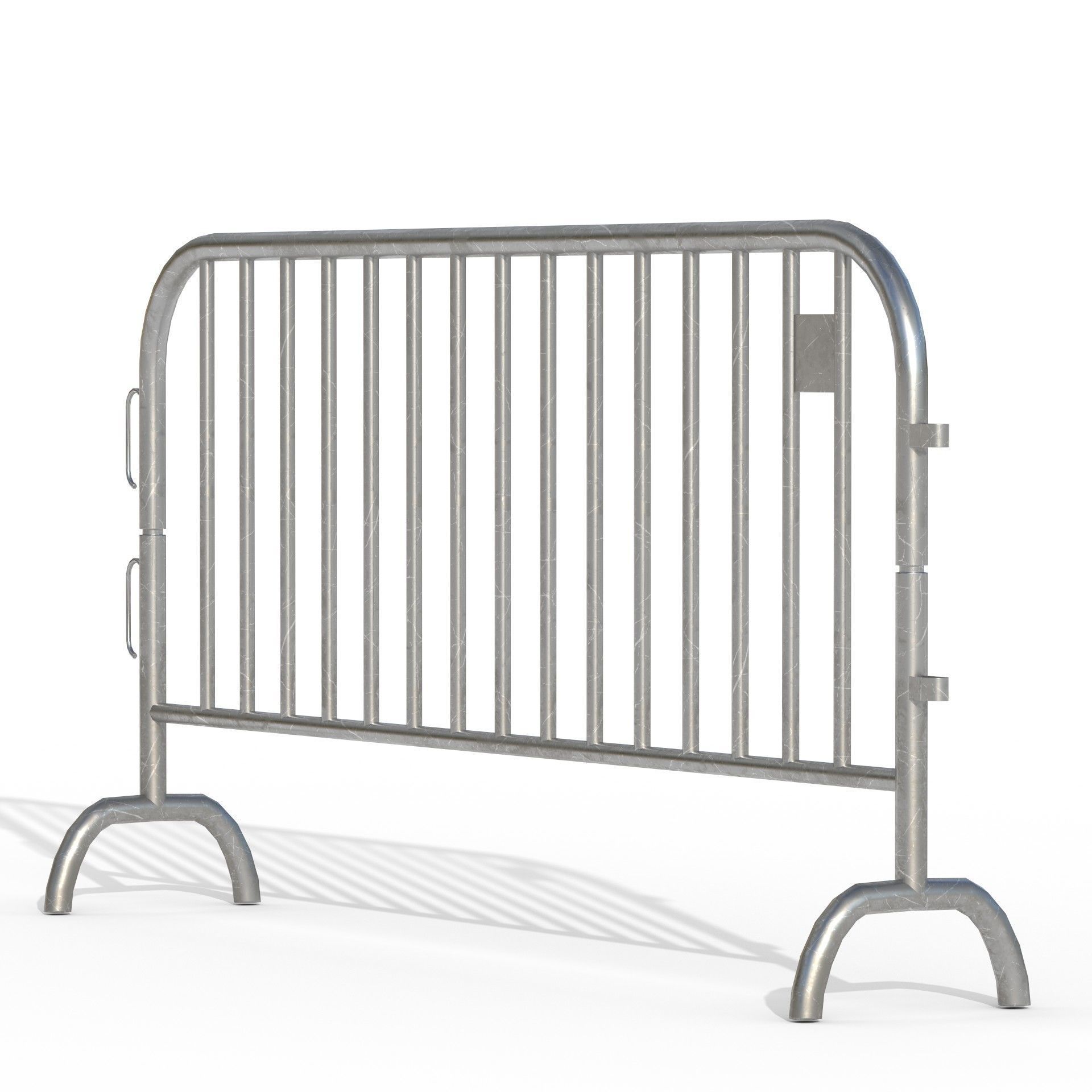 Crowd Barrier Low-poly 3D model_2