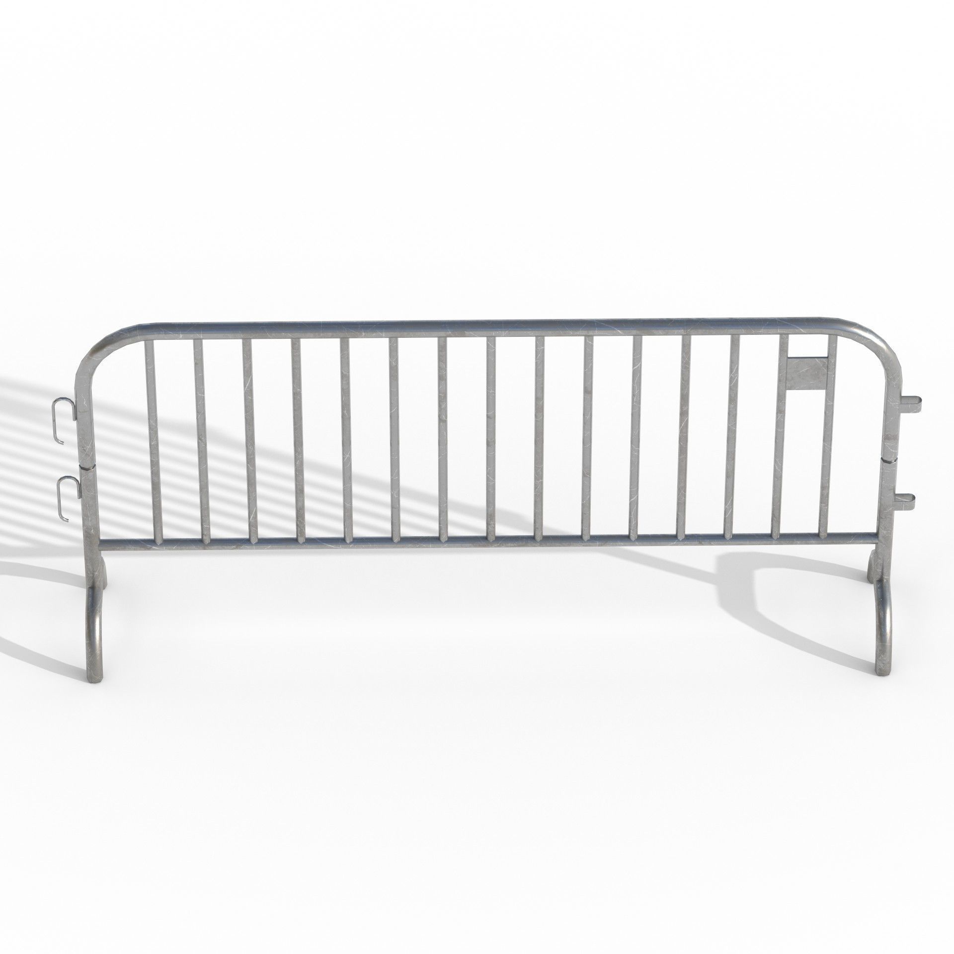 Crowd Barrier Low-poly 3D model_5