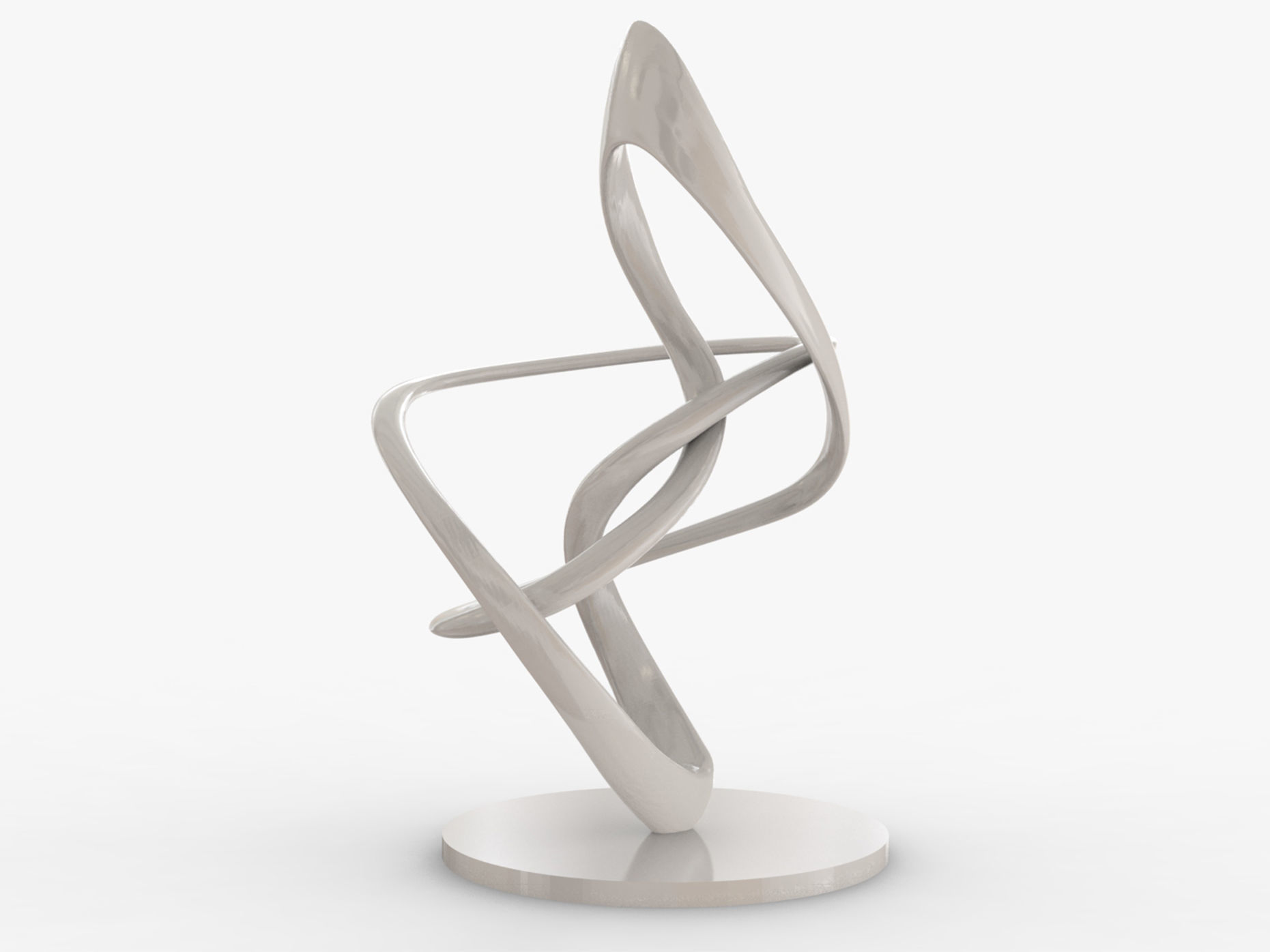 Modern Sculpture Cycloid Complex Decotration  3D print model_14