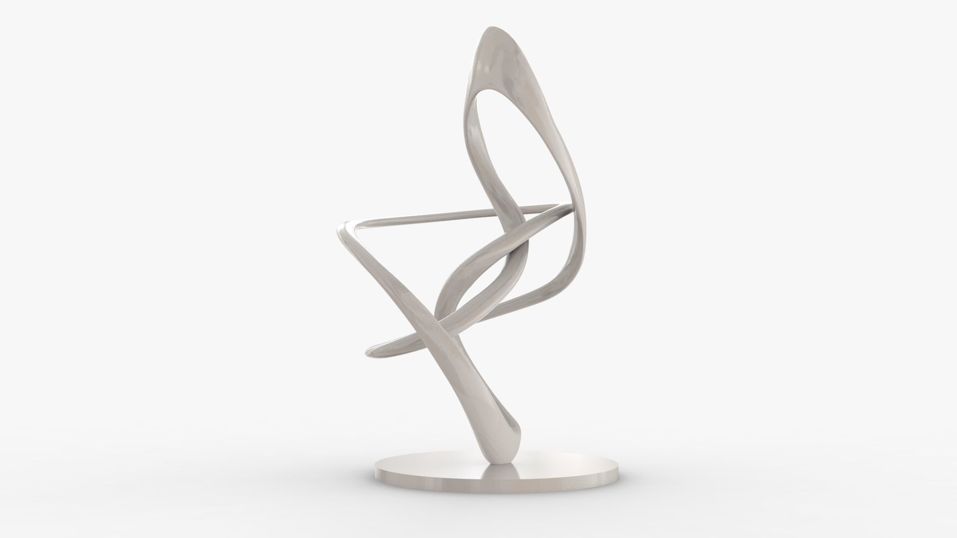 Modern Sculpture Cycloid Complex Decotration  3D print model_13