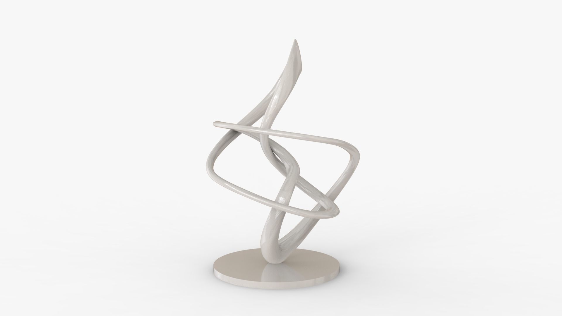 Modern Sculpture Cycloid Complex Decotration  3D print model_9