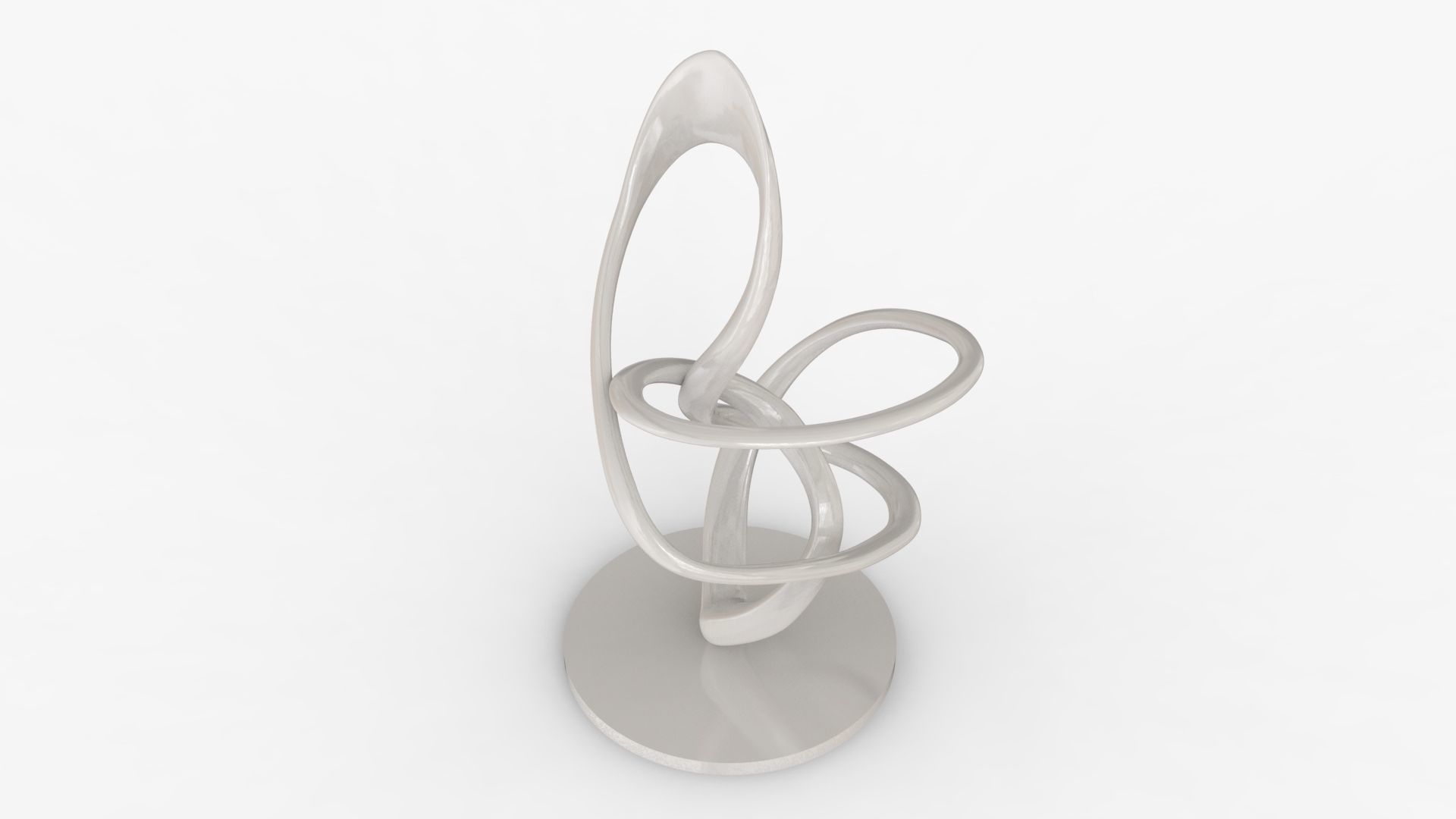Modern Sculpture Cycloid Complex Decotration  3D print model_11