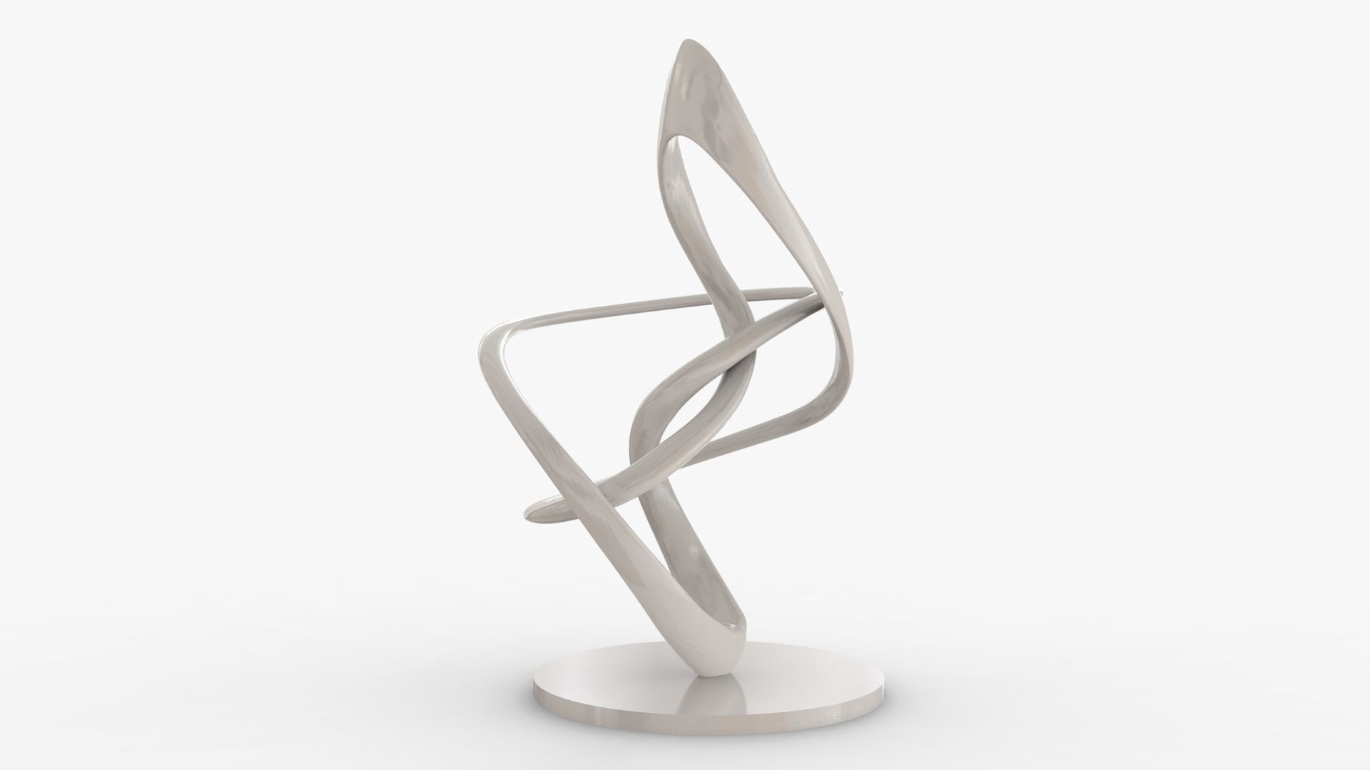 Modern Sculpture Cycloid Complex Decotration  3D print model_8