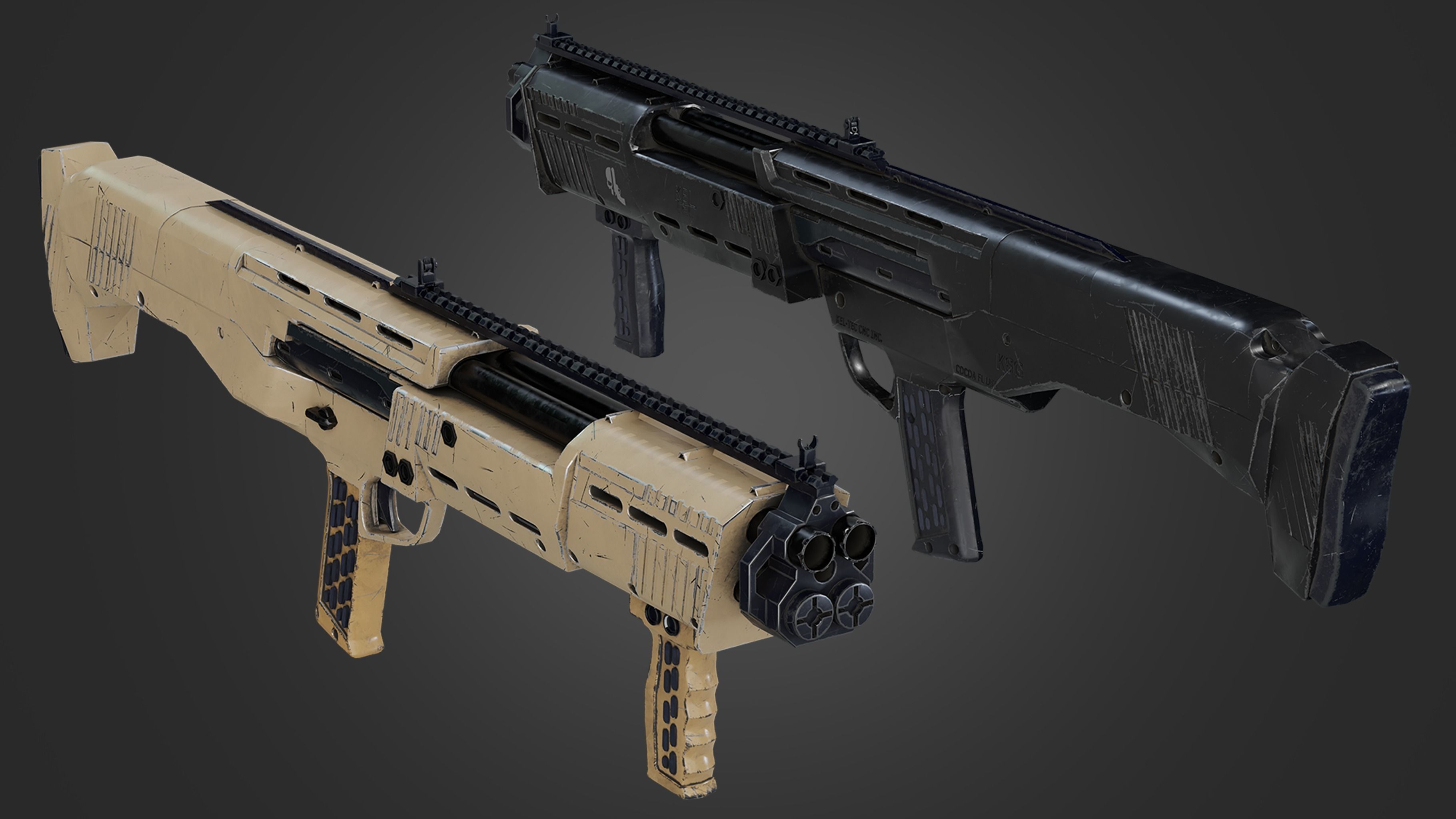 3D model Weapons Pack 5 VR / AR / low-poly | CGTrader