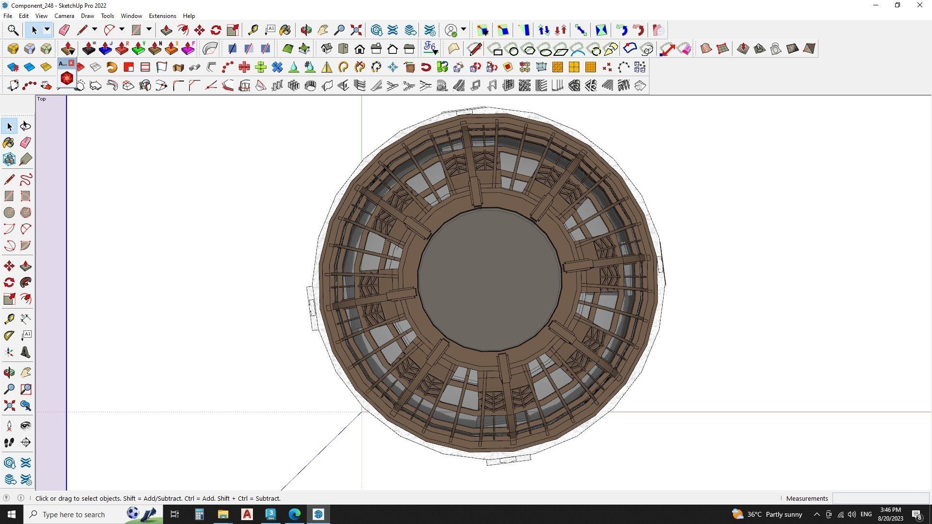 Gazebo 3d model 3D model_2