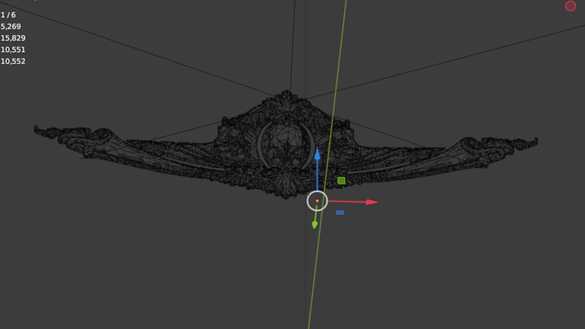 Classic decor ornament 323 3D model_7