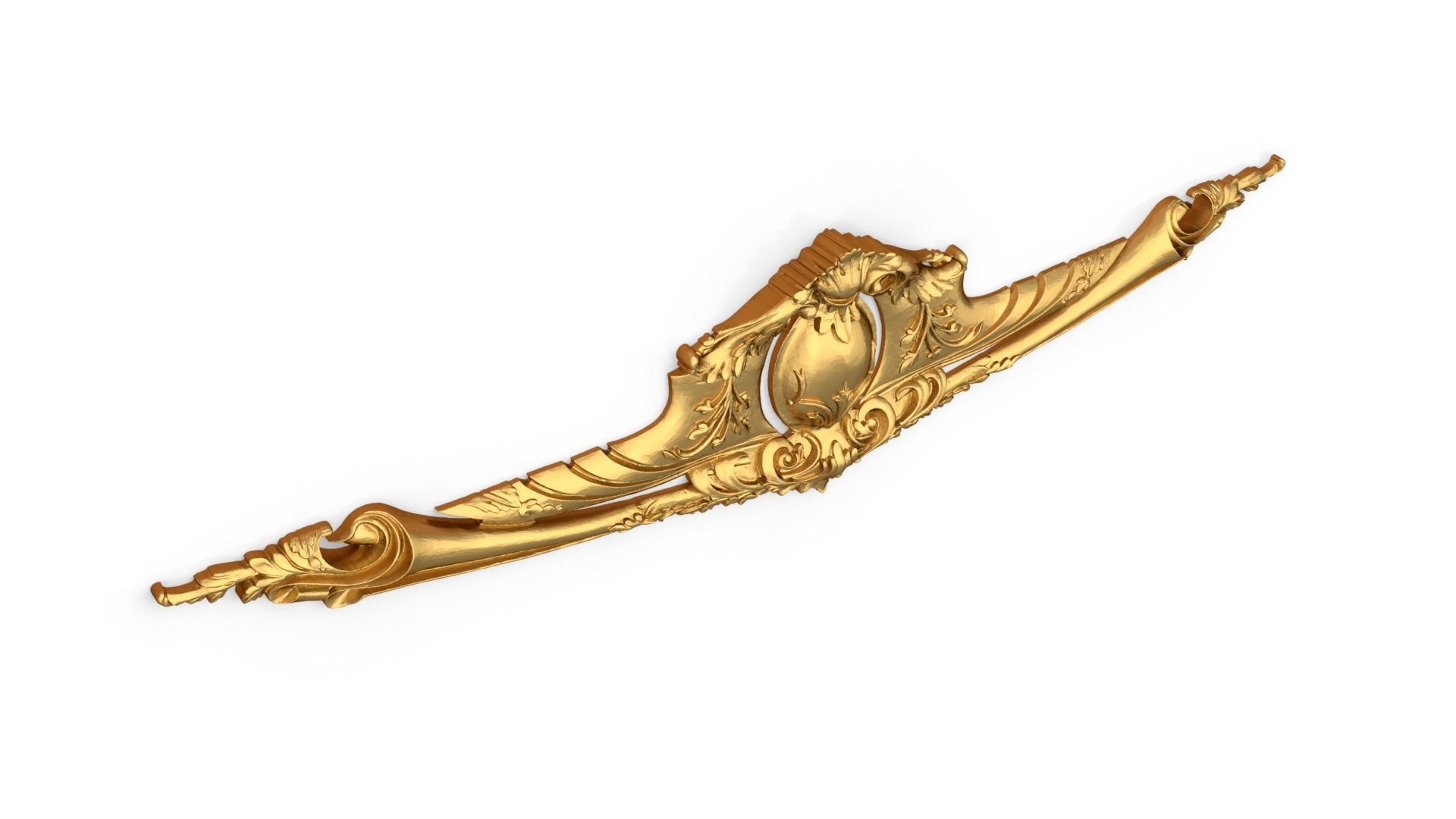 Classic decor ornament 323 3D model_5