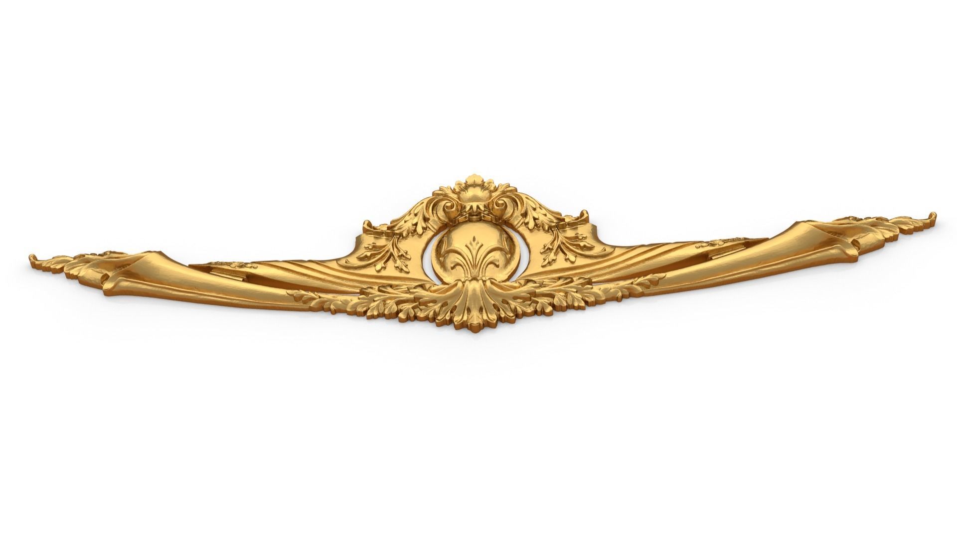 Classic decor ornament 323 3D model_3