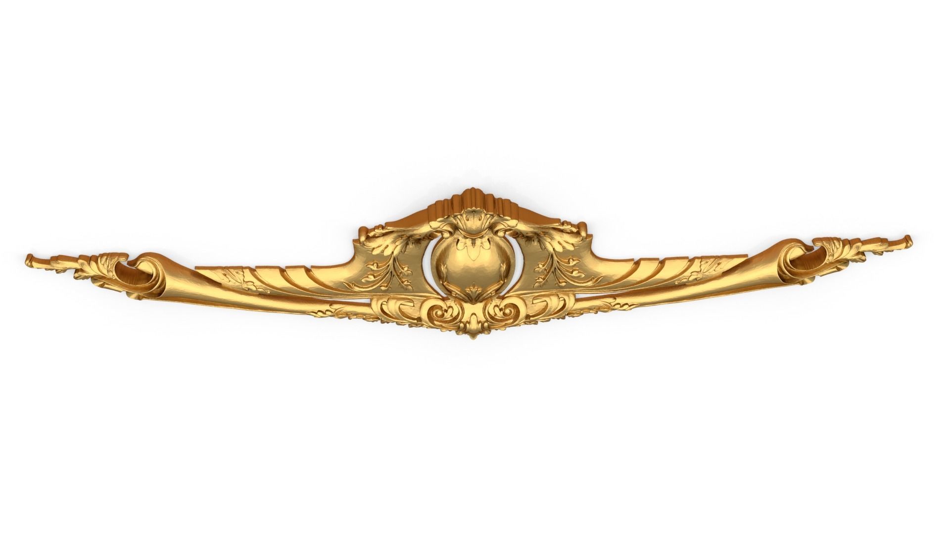 Classic decor ornament 323 3D model_4