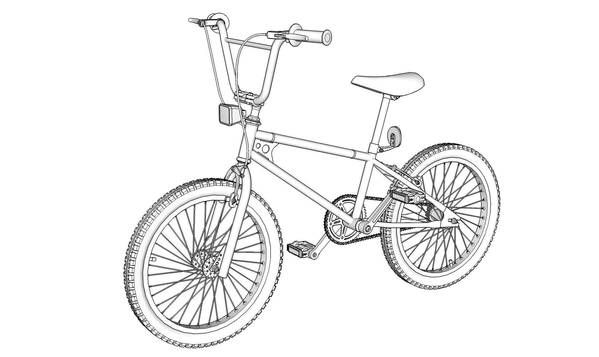 Bicycle 3D model_13