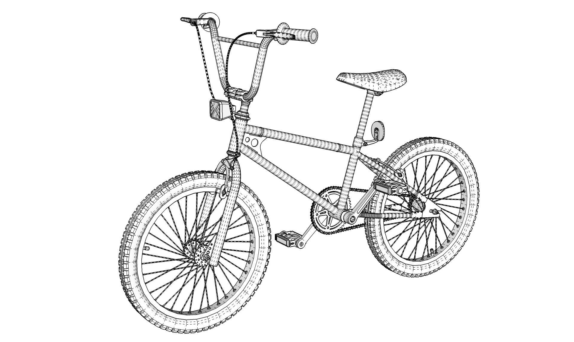 Bicycle 3D model_14